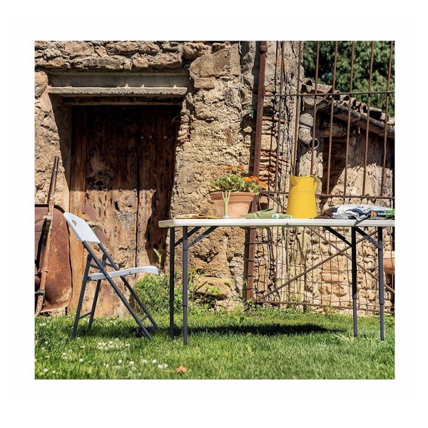 Silla plegable newstorm blanca