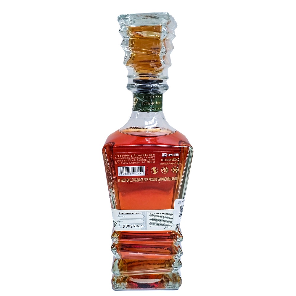 Tequila Código 1316 Extra Añejo 750 ml