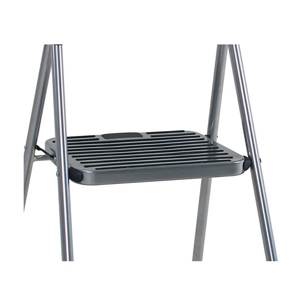 Escalera plegable de acero con 3 peldaños