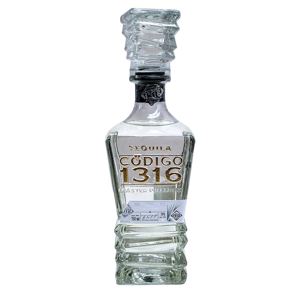 Tequila Código 1316 Añejo Cristalino Master Premium 750 ml