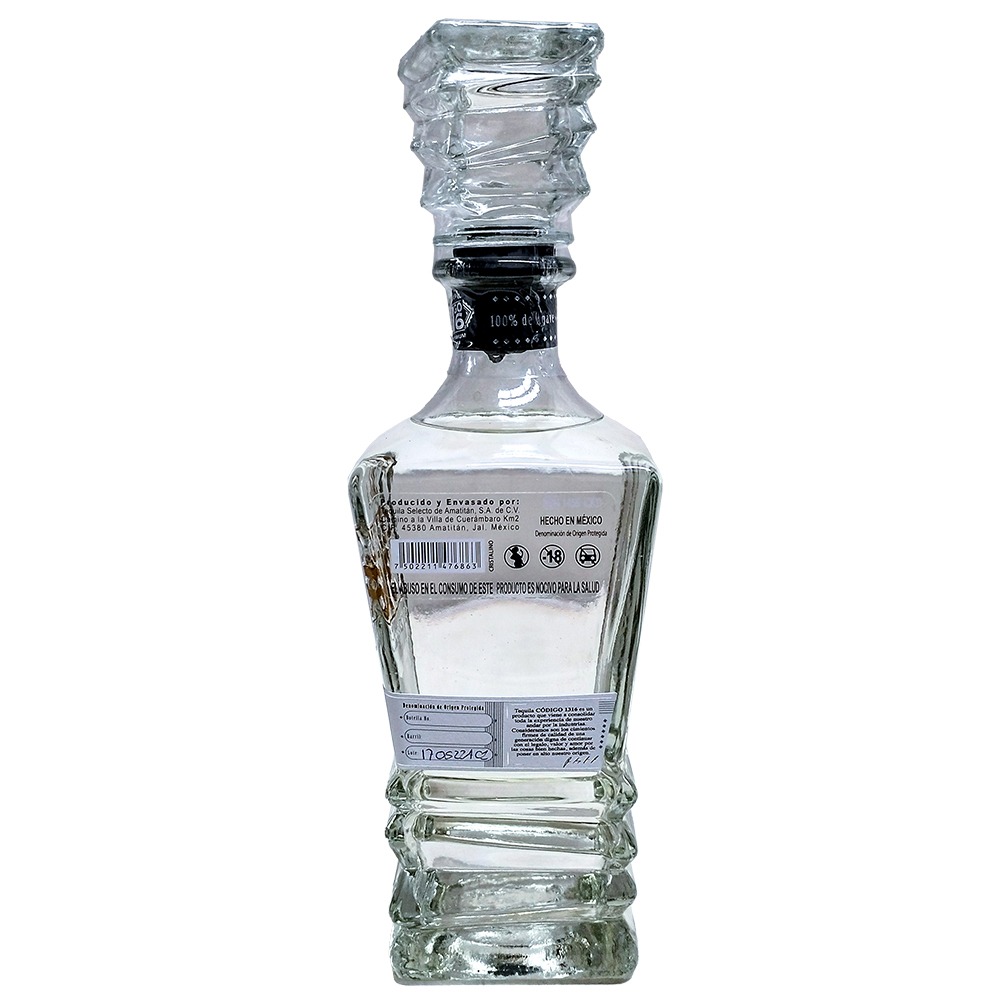 Tequila Código 1316 Añejo Cristalino Master Premium 750 ml