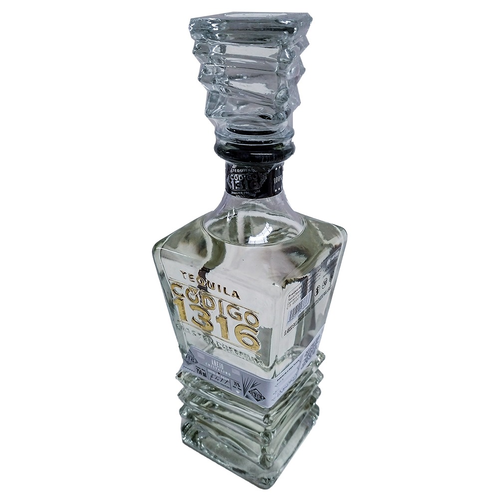 Tequila Código 1316 Añejo Cristalino Master Premium 750 ml