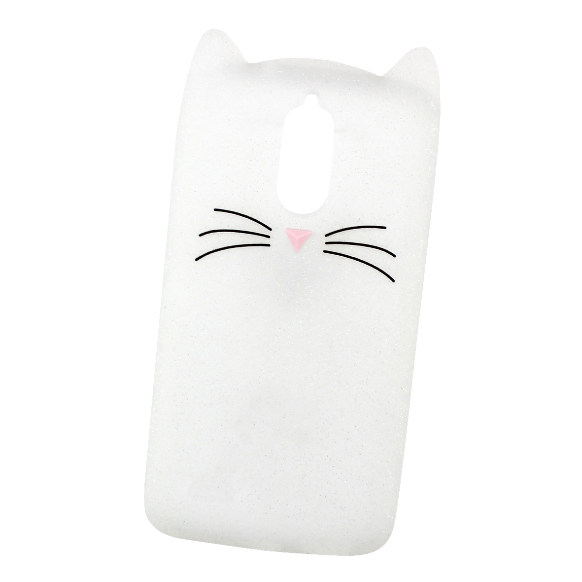 Funda Case Triche para LG STYLUS 3 Diseño Gato Bigotes Color Blanco