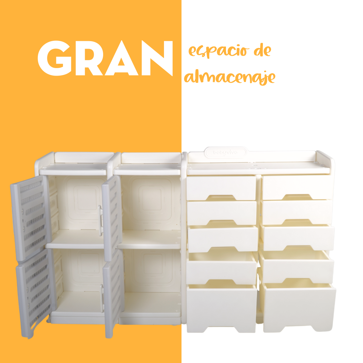 Mueble Organizador Almacenaje C/ Cajones Ideal Para Espacios Pequeños 