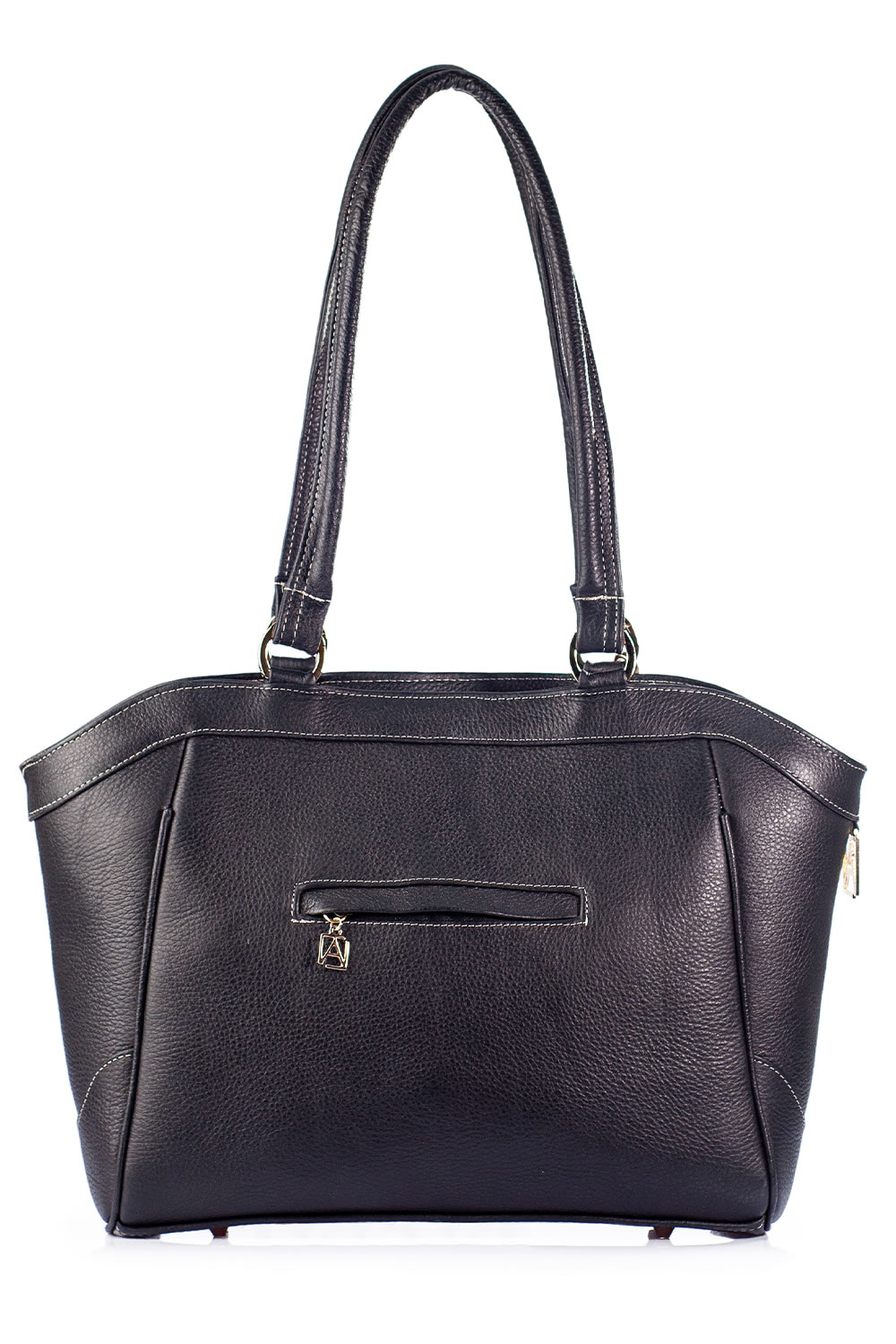 Bolso tipo Tote A ÁNGELOZANO DE piel vacuna con cincelado y pintado a mano, Modelo Maya