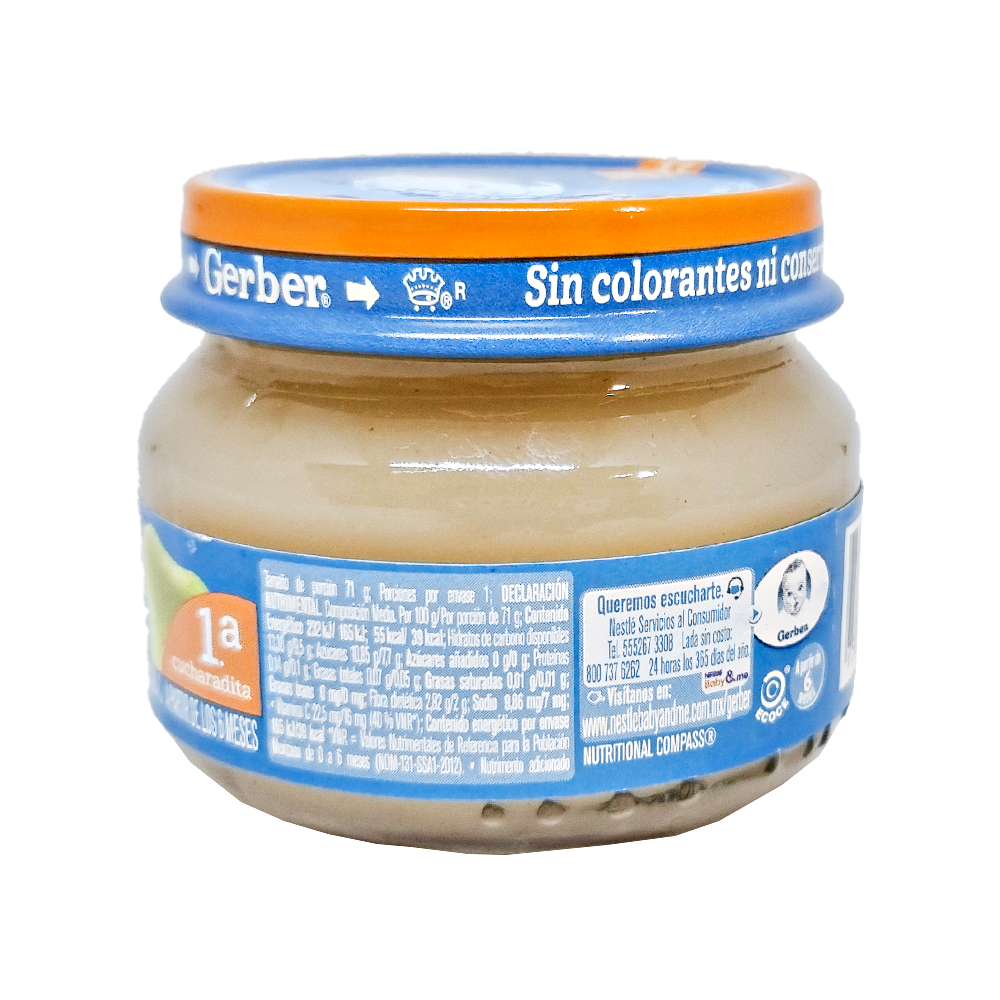 Papilla Gerber Cosecha Natural De Pera 6 Meses 71 g