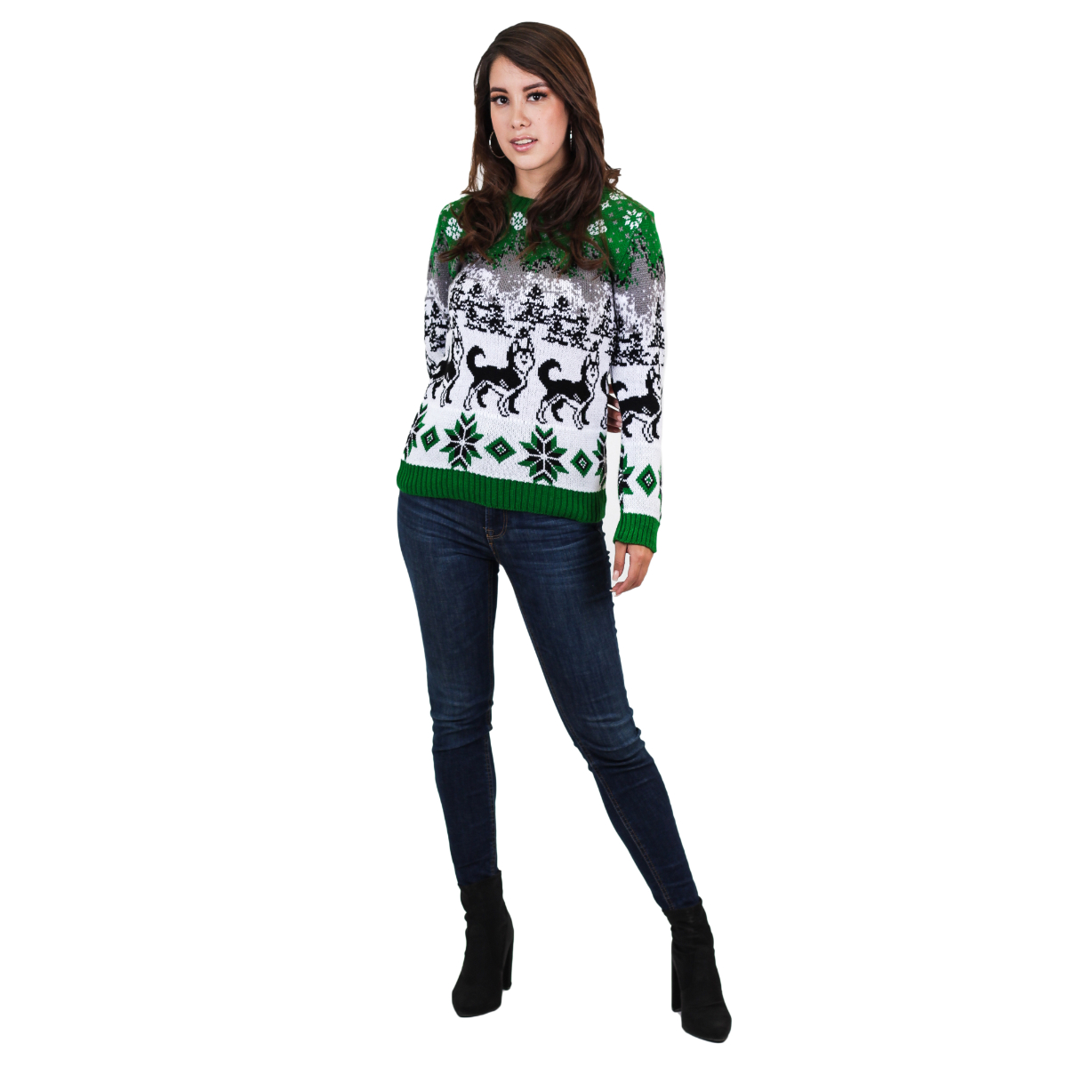 Sueter Ugly Navideño Para Mujer 60 - Verde