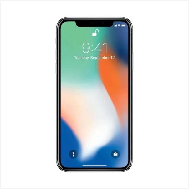 Apple Iphone X Negro 256GB Reacondicionado Grado A + Cargador Para Auto 20W 