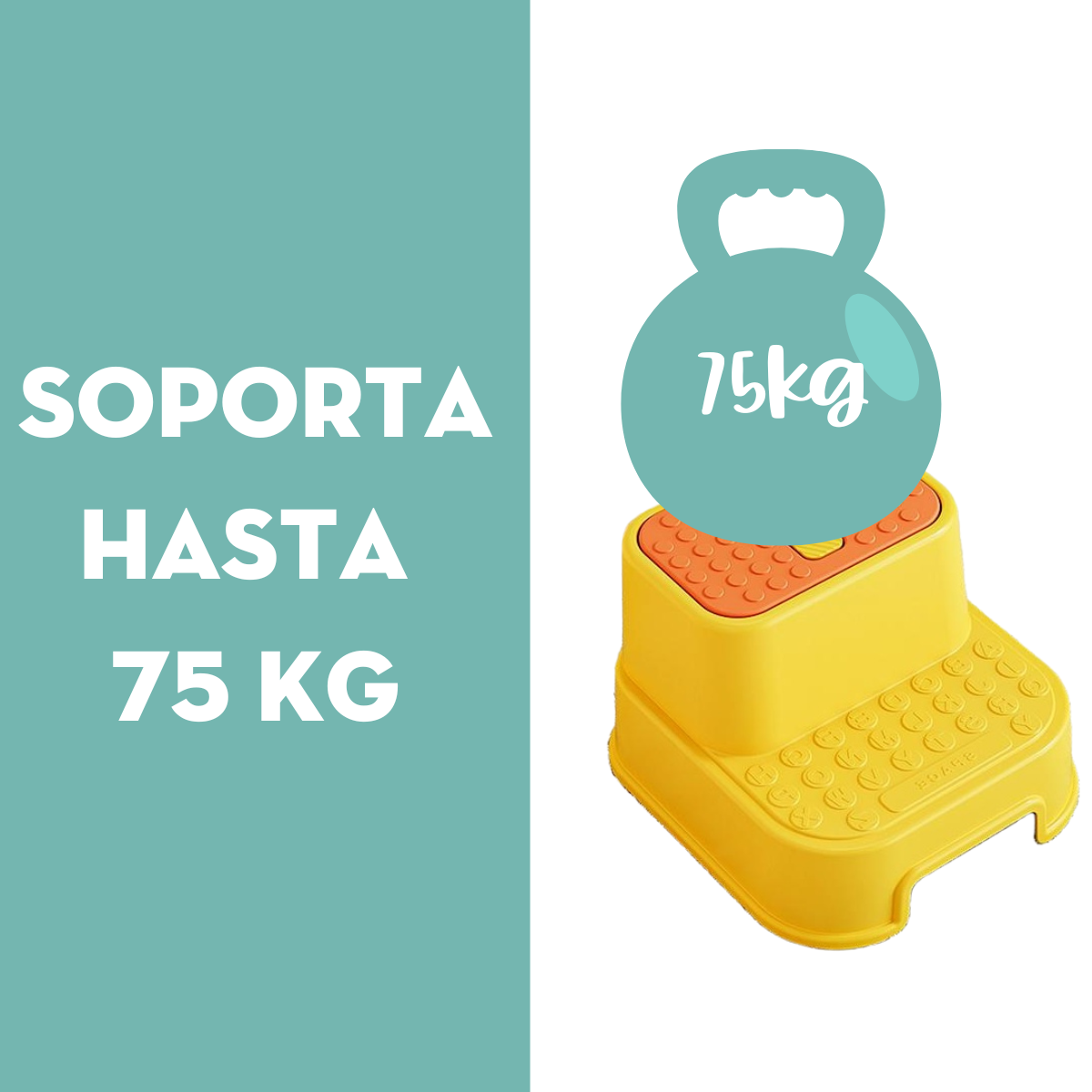 Mini Escalera Banco Para Niños Pebble