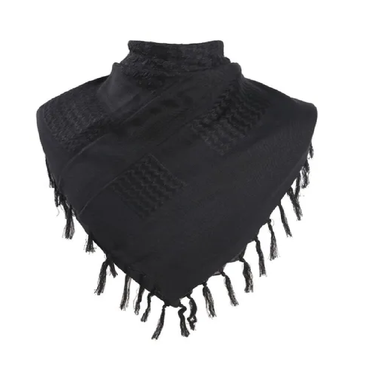  Palestinas Bufanda Militar Algodón Multiusos, Unisex Negro
