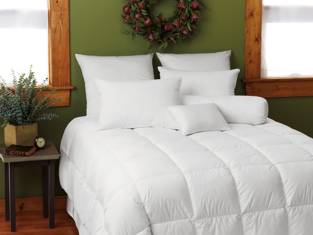 Edredón Inserto de Duvet Acolchado Plumas De Ganso Natural 95/5 King Size