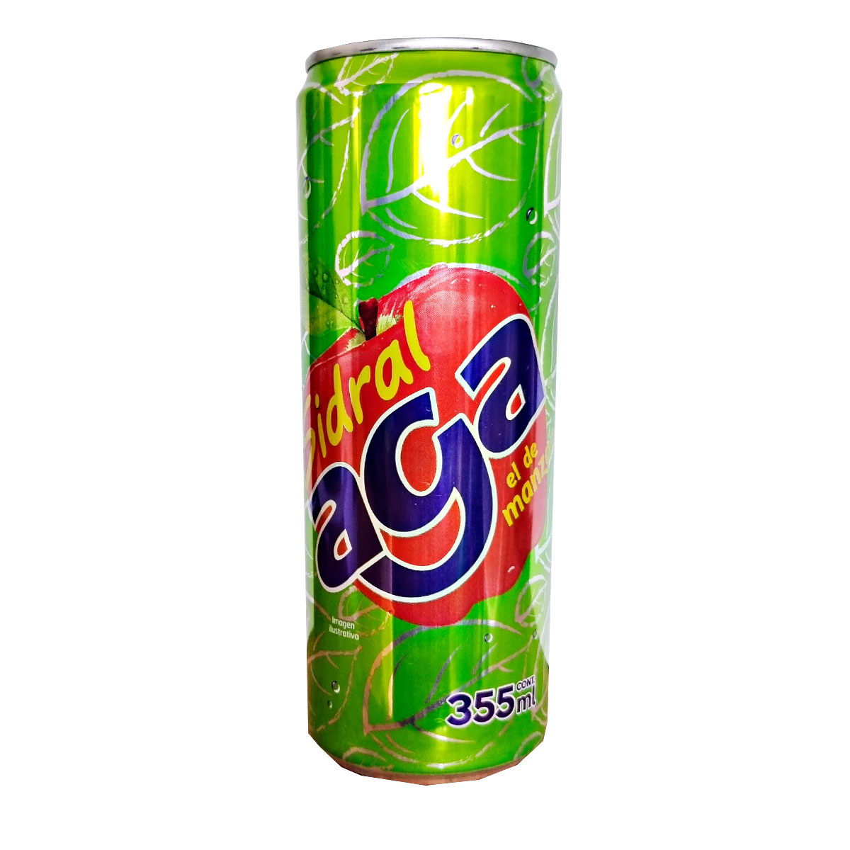 Refresco De Manzana Sidral Aga Lata 355ml Original