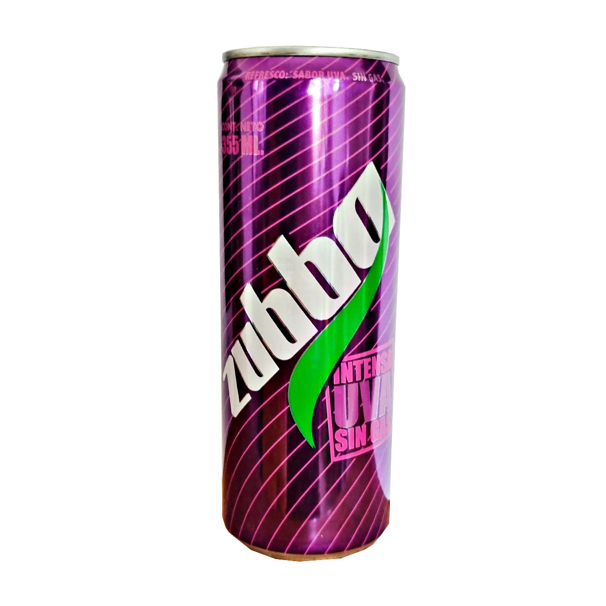 Refresco De Uva Sin Gas Zubba 355ml Lata Original