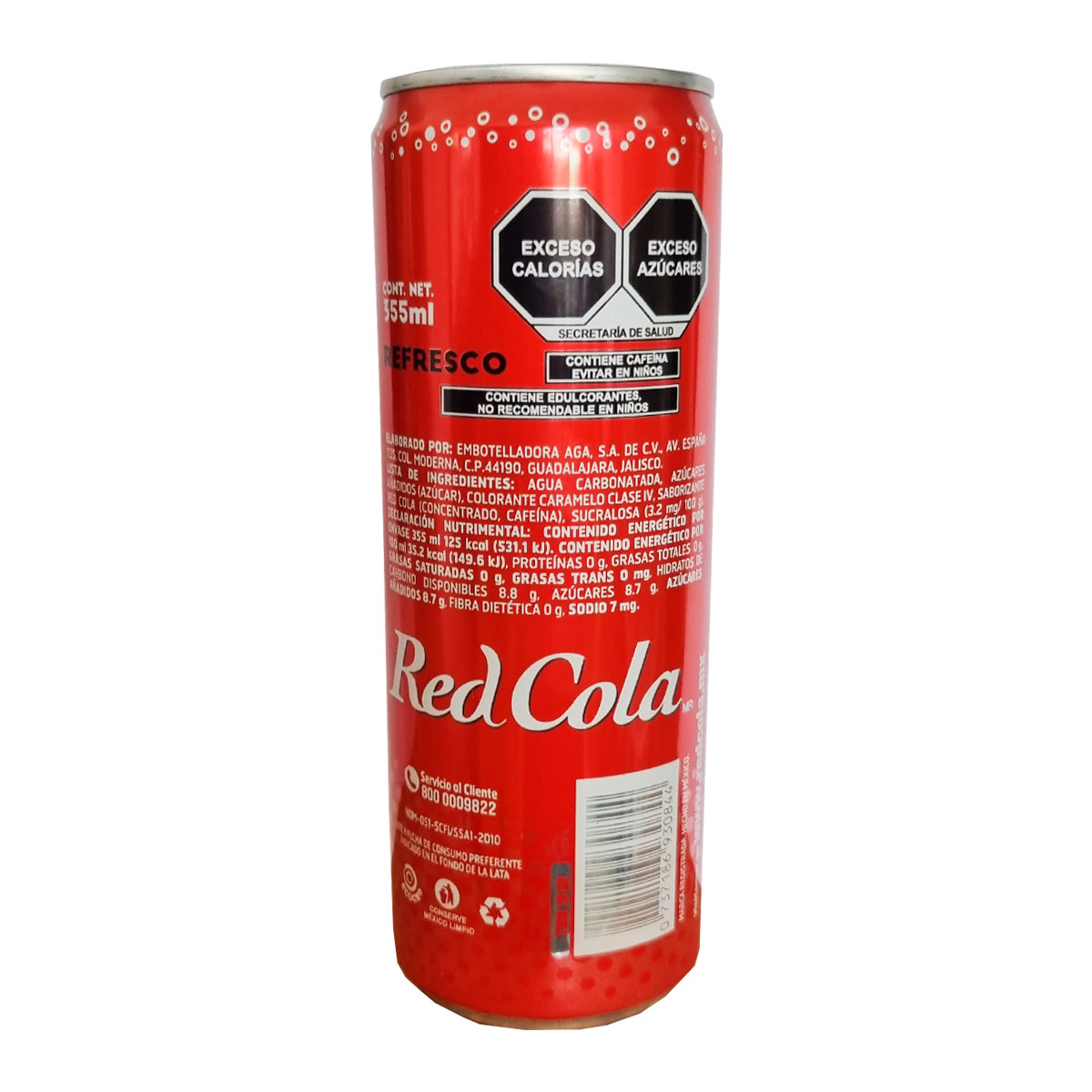 Refresco De Cola Red Cola 355ml Lata Original