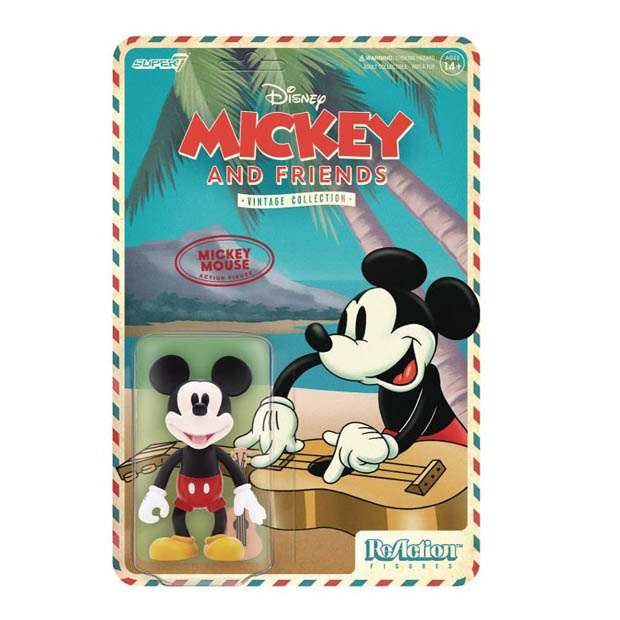 Super7 ReAction: Disney Mickey And Friends Hawaiian Holiday Vintage Collection - Mickey Mouse