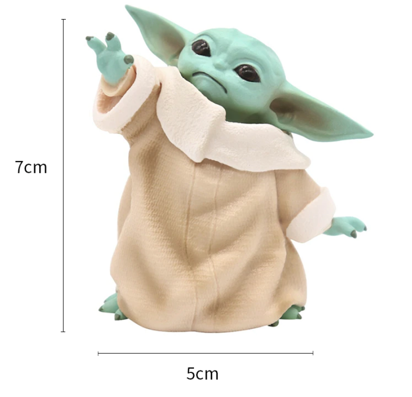 Figura de acción Juguete Baby Yoda Master Grogu Muñeco
