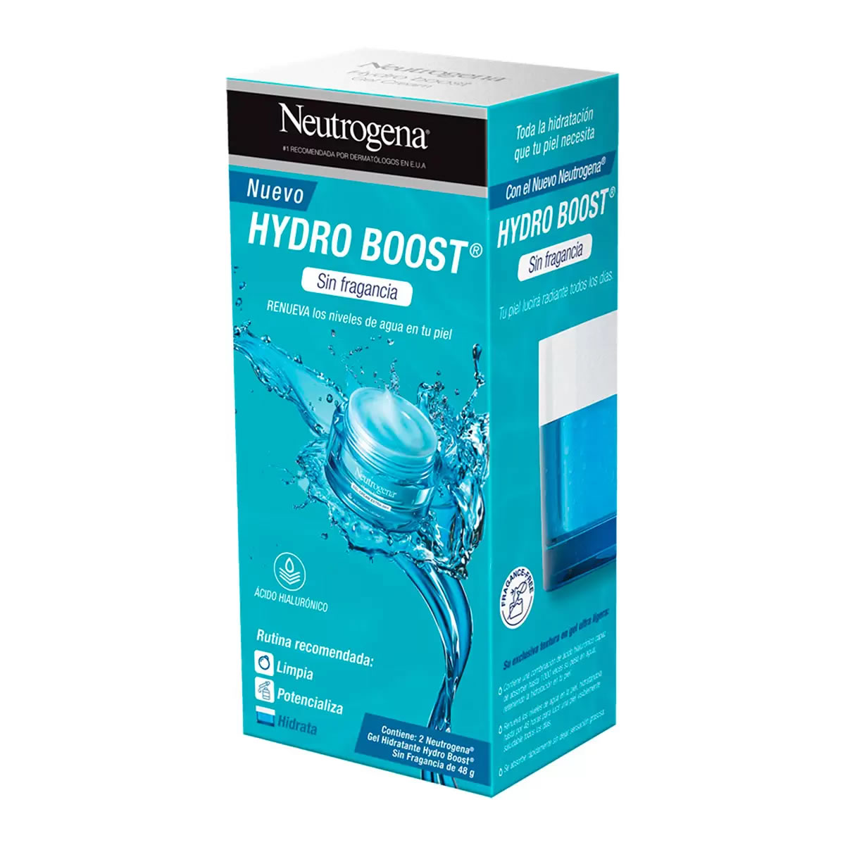 Crema Hidratante Facial Gel 2 Pz Neutrogena Hydro Boost CST