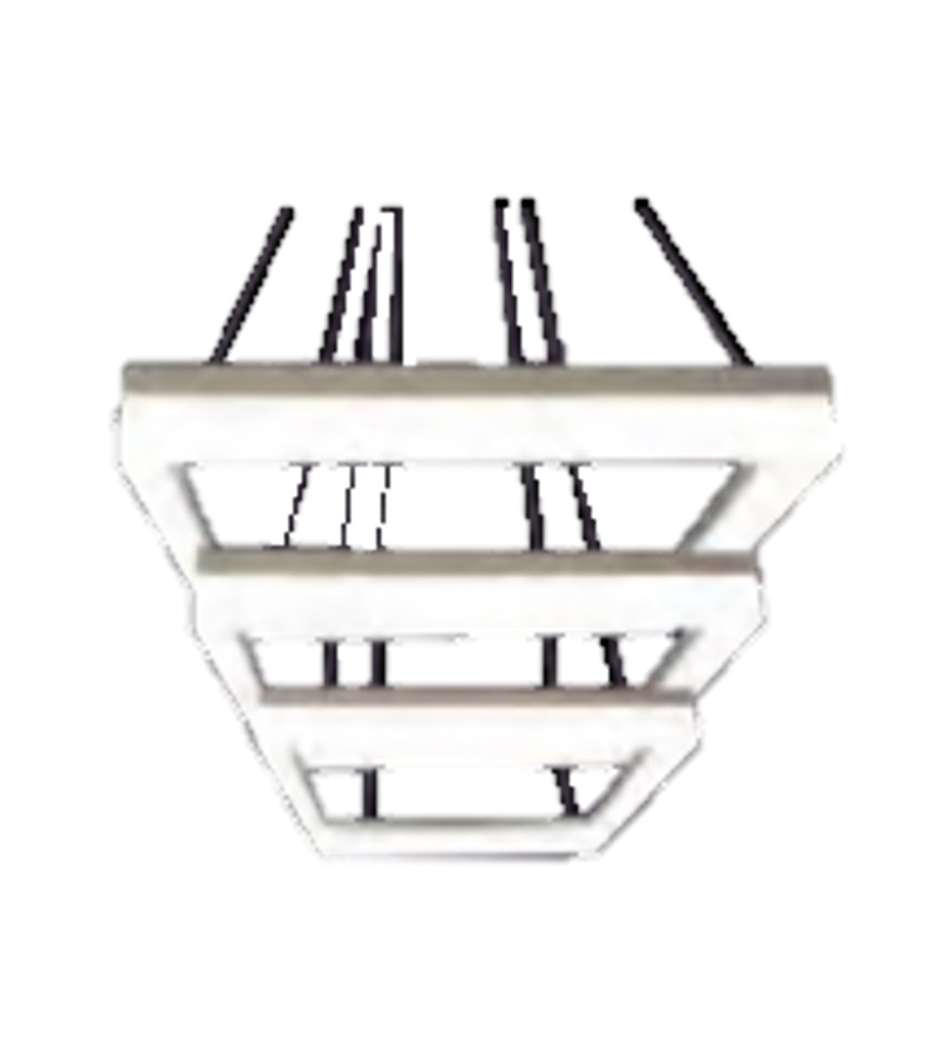 Lampara Colgante Minimalista 128W Techno Shine LCM128W3RBC-Blanco