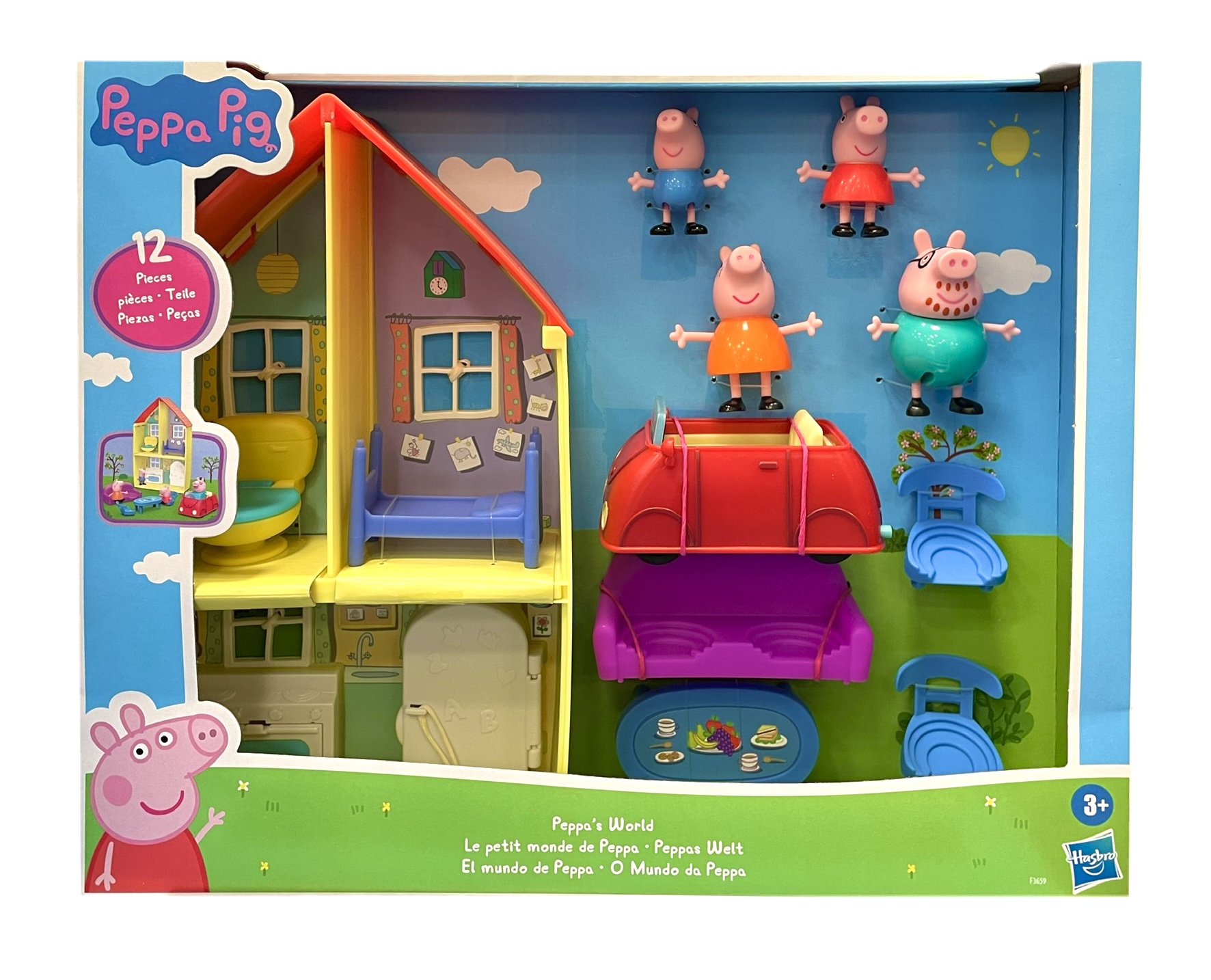 Set De Juego El Mundo De Peppa Pig Casa De Juegos