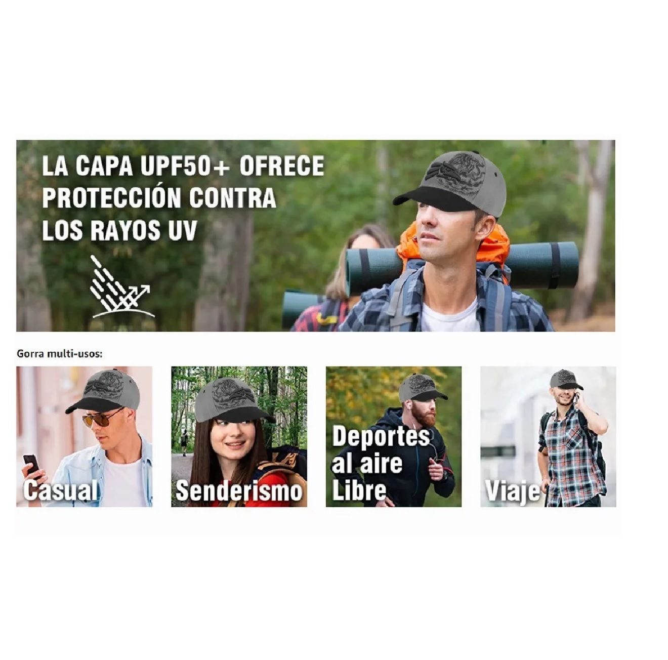 Gorra Táctica Militar Águila Hecho Ajustable Ocio Beisbol