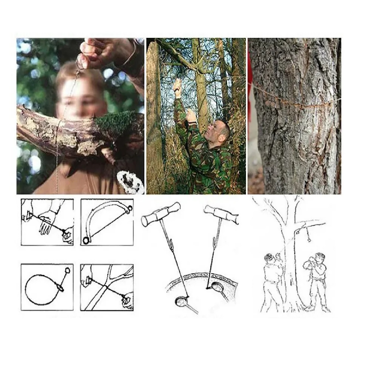 Pala Plegable Táctico Multiuso Con Cuchillo Pedernal Sierra Negro