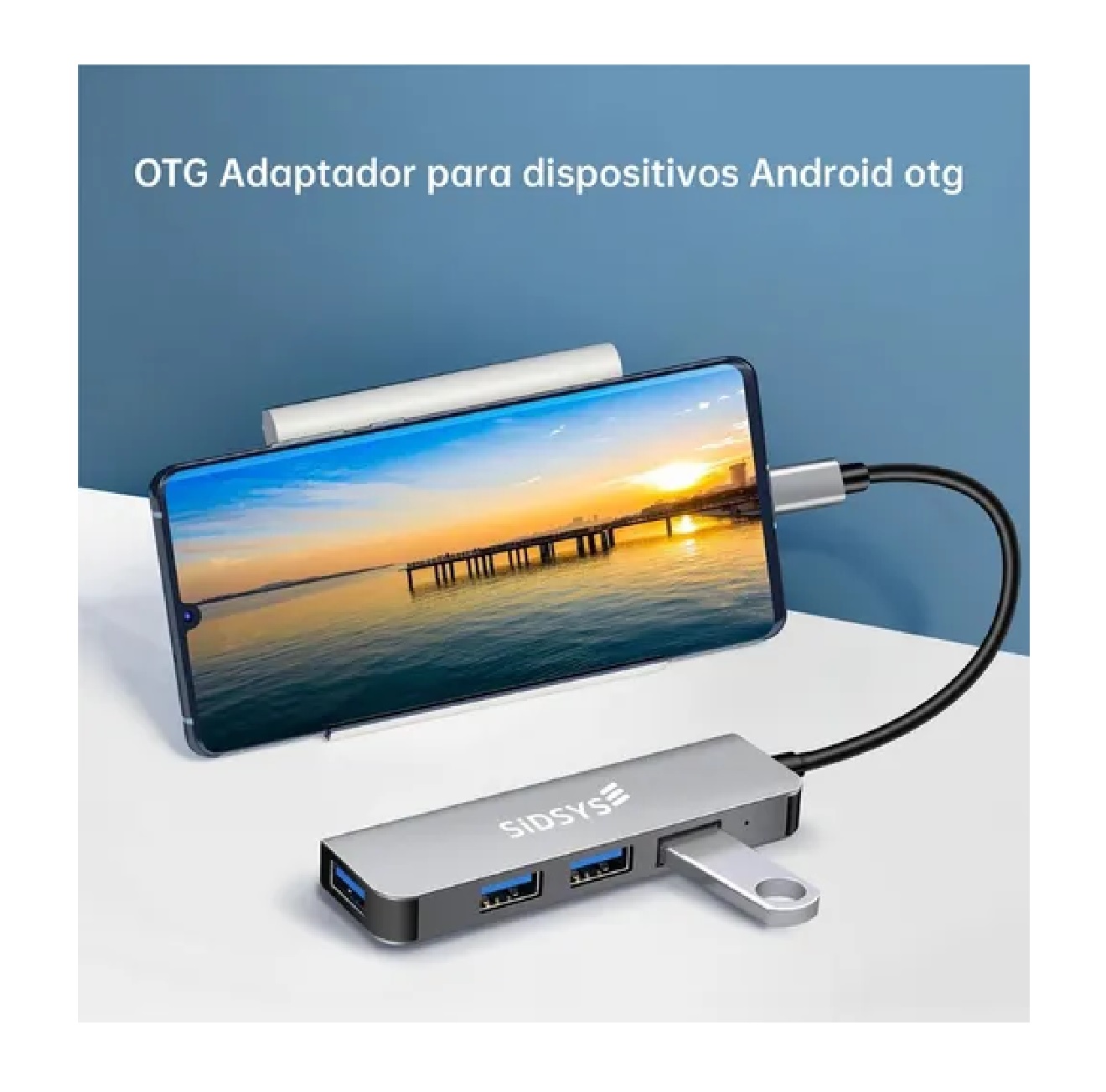 Usb Adaptador Para Laptop 4 puertos  Usb 3.0 Tipo C 5gbps