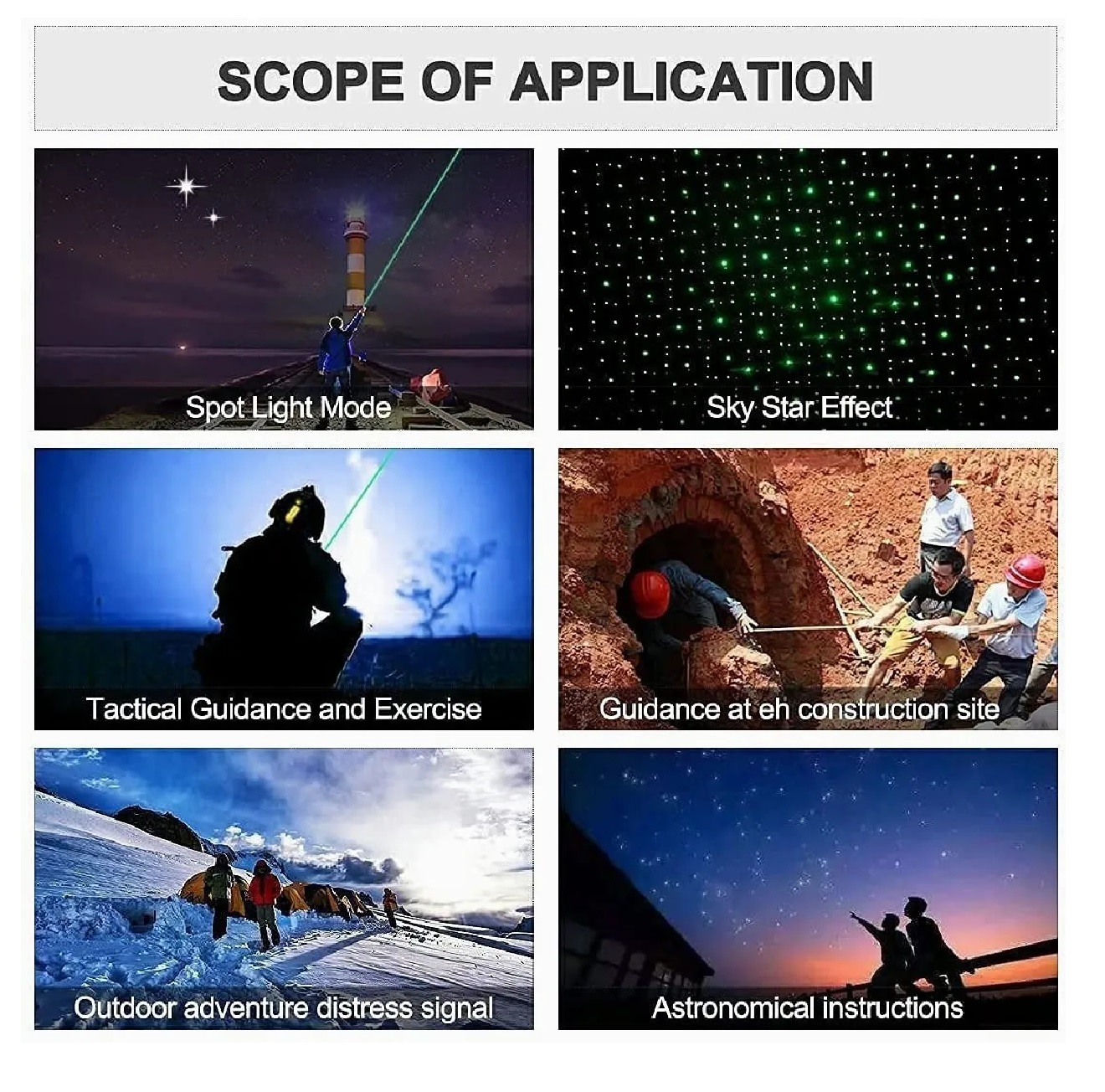 Puntero Laser Verde Potente 5000mw Usb Recargable