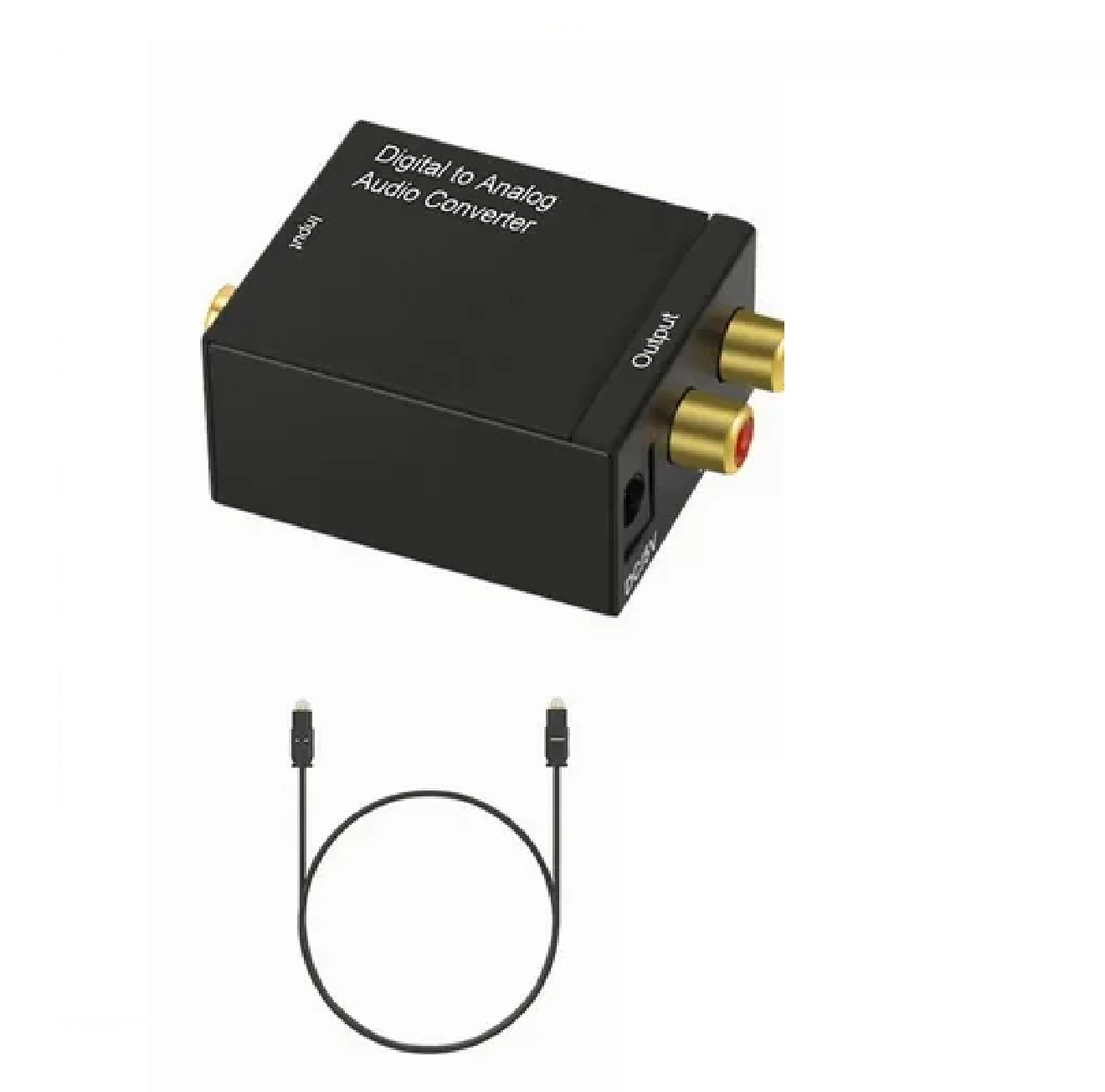 Adaptador Digital Coaxial Con Cable Óptico