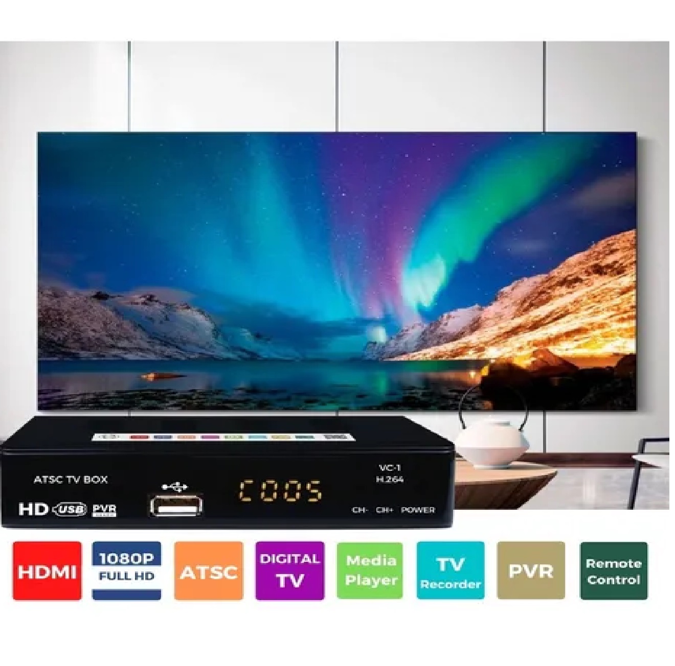 Decodificador Convertidor Digital Señal Analoga Hd