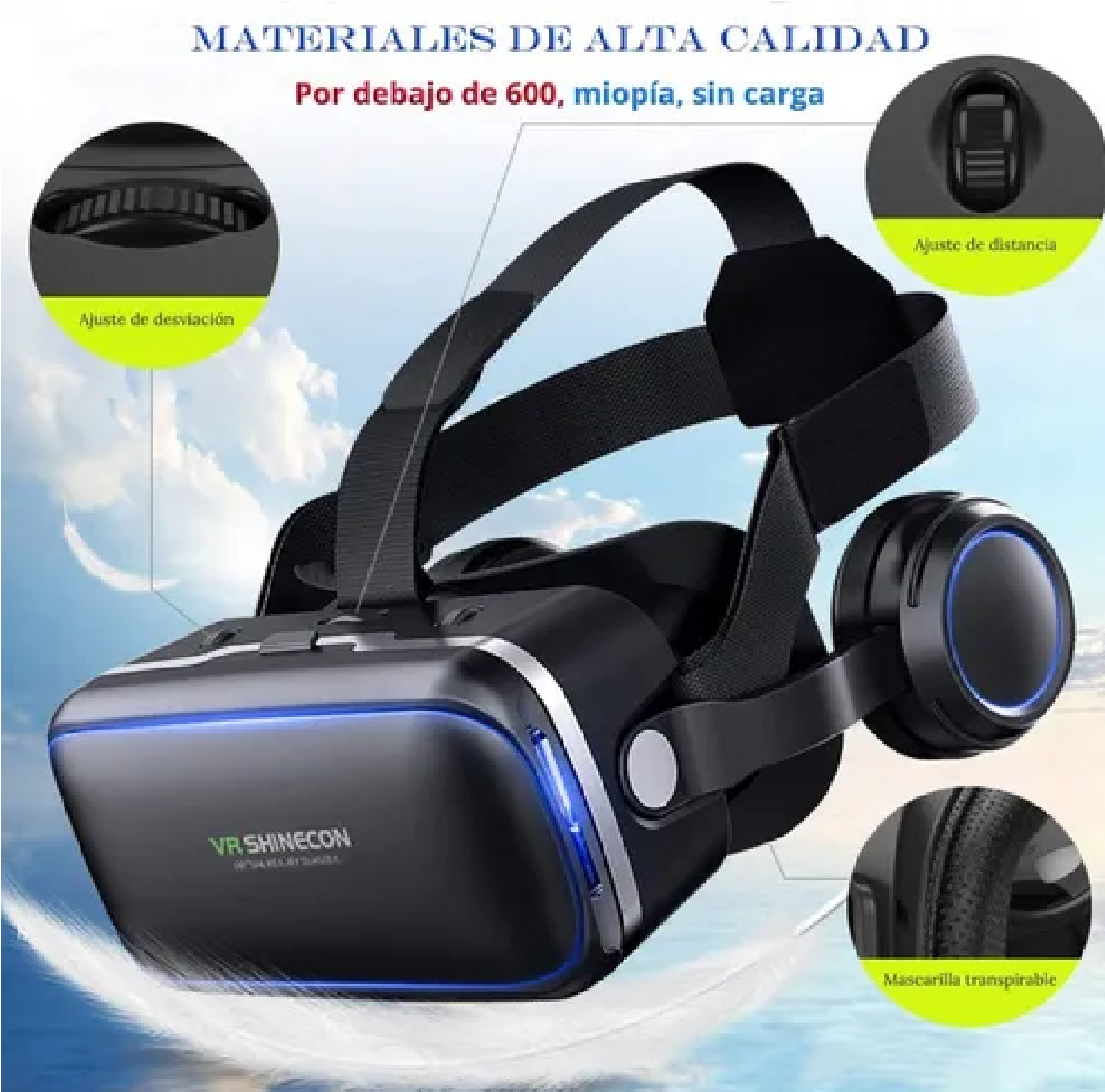 Gafas Con Control Remoto Realidad Virtual 3d