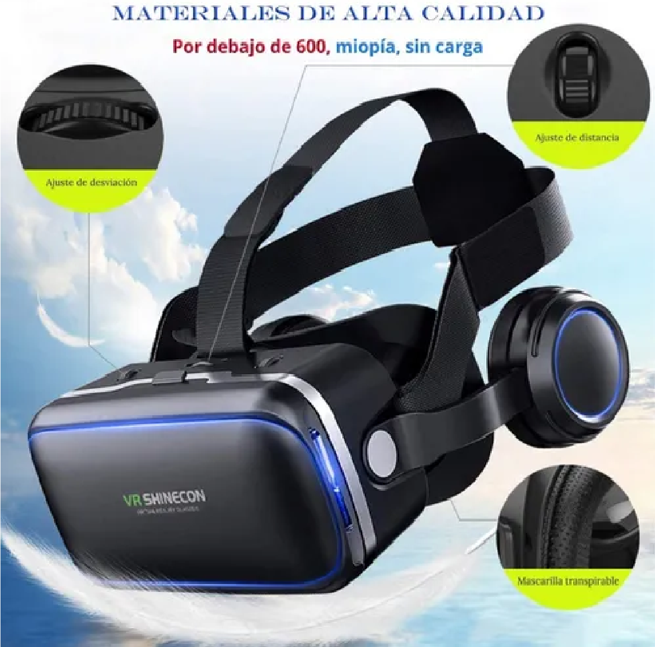 Lente De Realidad Virtual 3d Para Móvil 4.7-6.53