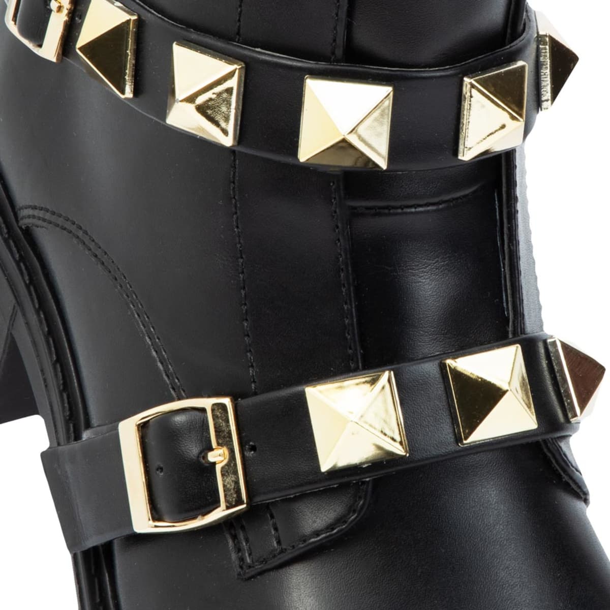 Bota casual Belinda Peregrin, color negro, con estoperoles, mod. 1056075