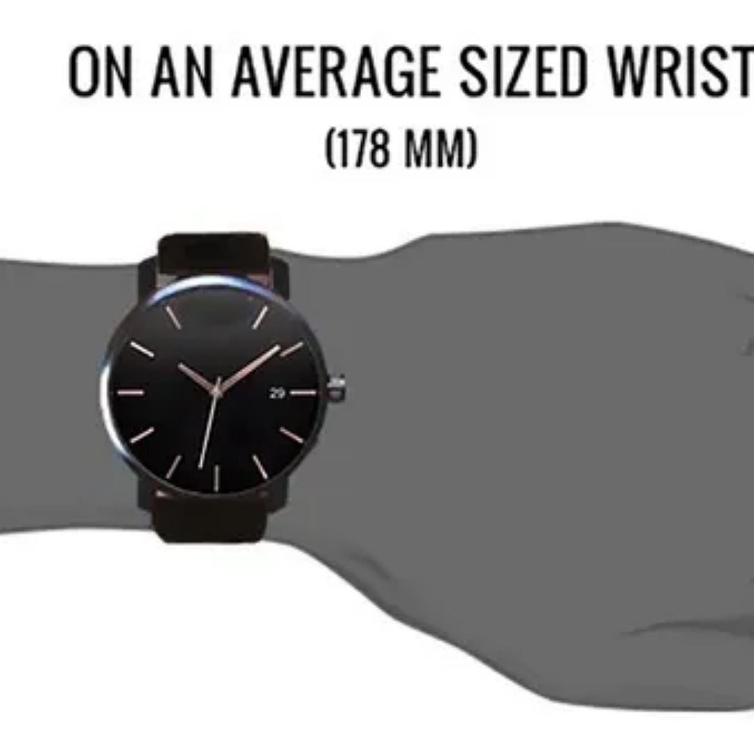 Reloj Casual Y Elegante Color Negro Para Hombre