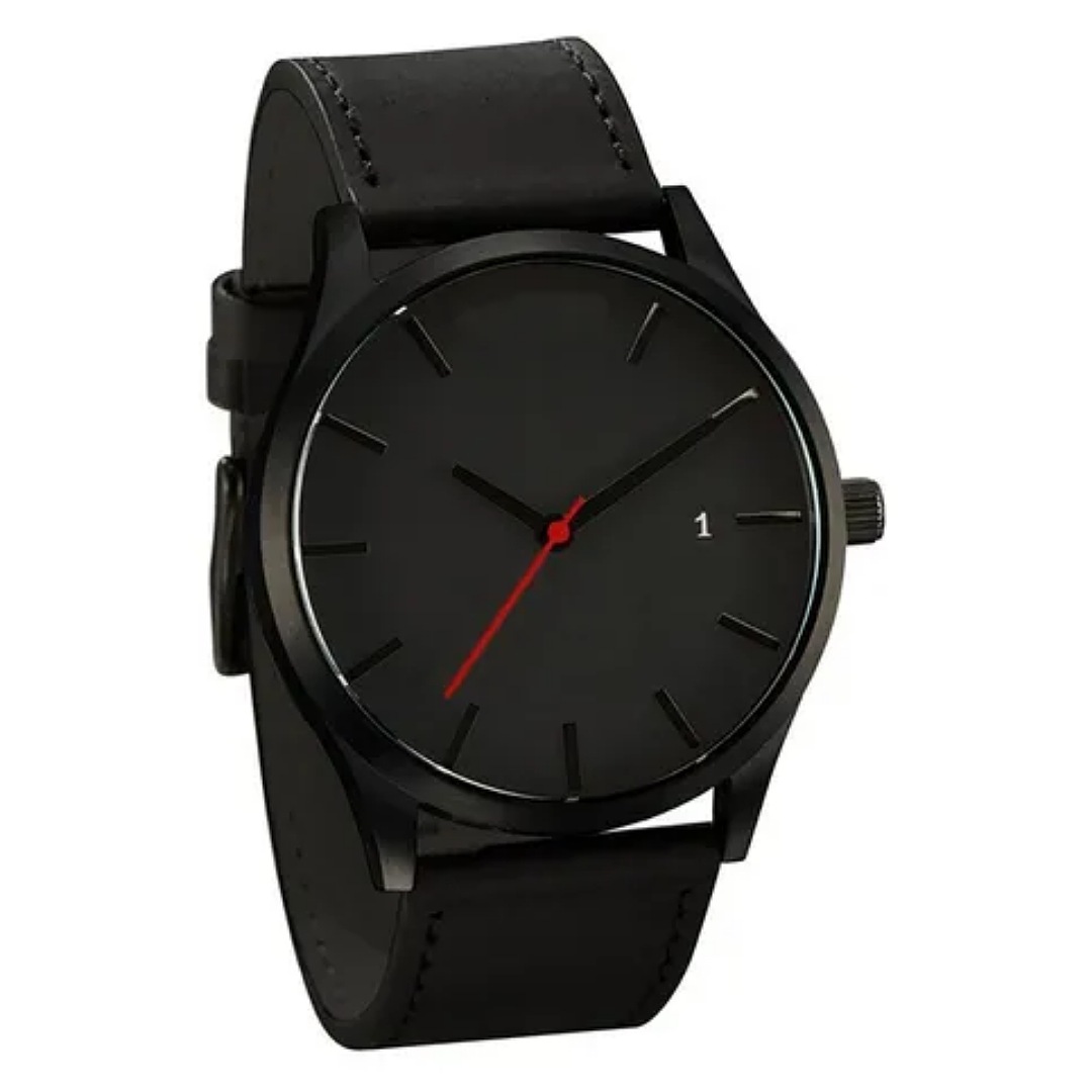 Reloj Casual Y Elegante Color Negro Para Hombre