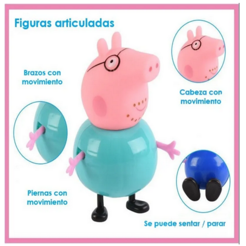 EL COLE Pequeña Cerdita Classroom Juego Escolar 25 Pcs/set