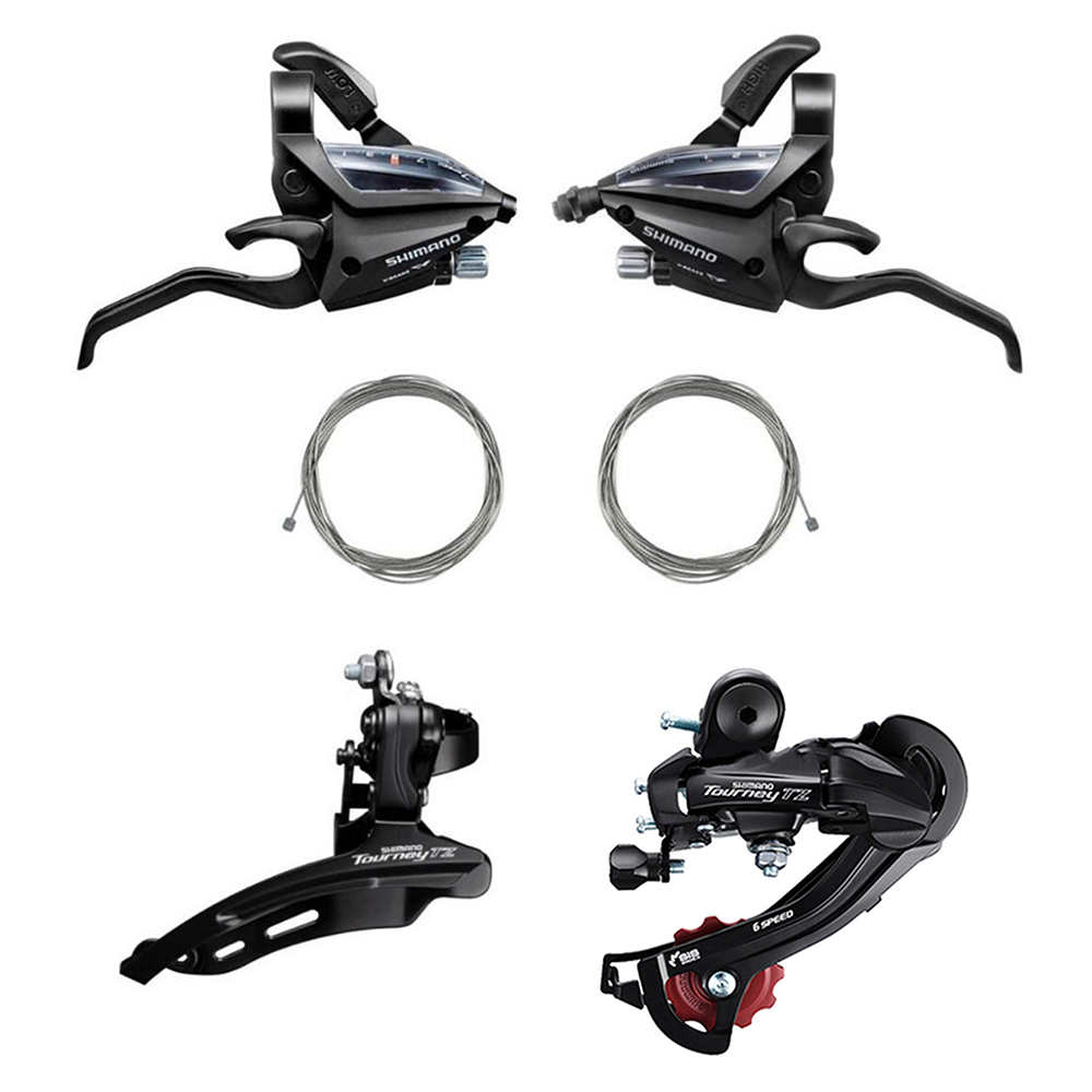 Grupo Shimano Completo 3x7 Pasos, St Ef500 Tourney