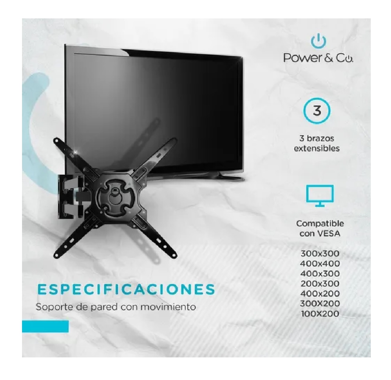 Soporte Para Tv Pantalla 10 -55 Pulgadas