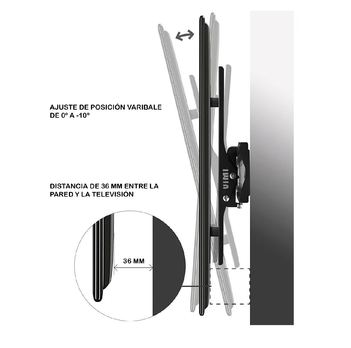 Soporte Tv Monitor Pantalla Articulado 26-65 Pulgadas