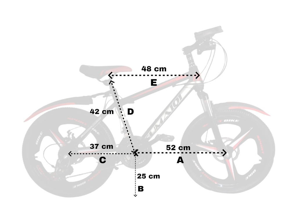  Bicicleta Sport De Montaña Rodada 20 Infinité  IF-BM20