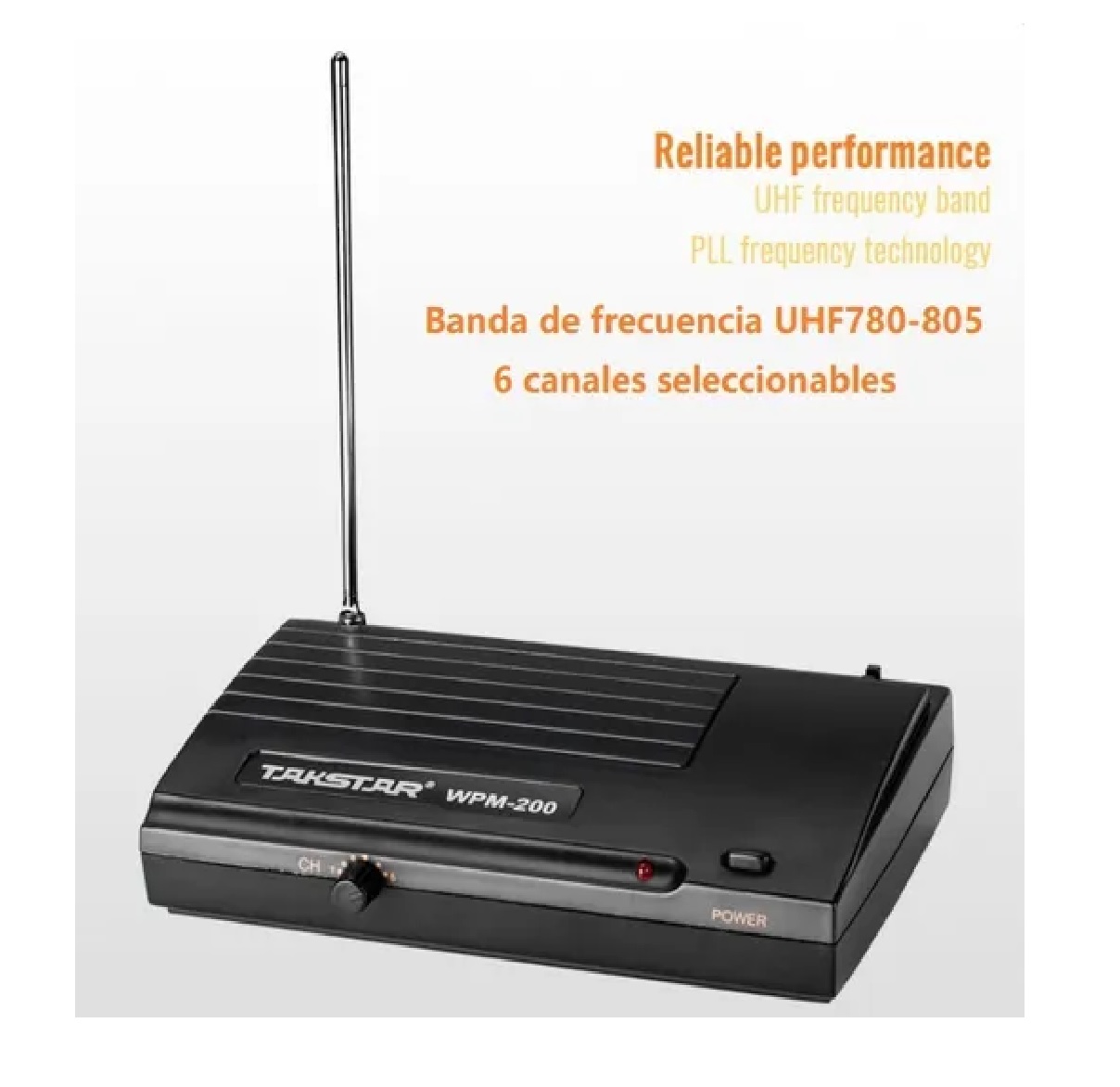 Sistema Takstar Uhf Audio Inalámbrico Transmisión