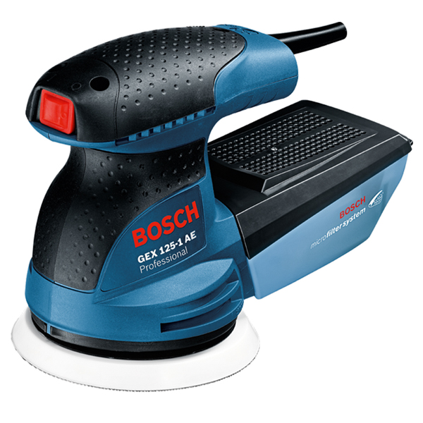 Lijadora Orbital 5 pulgadas (125 mm) Bosch Gex 125-1 ae 250 Watts Caja de cartón 