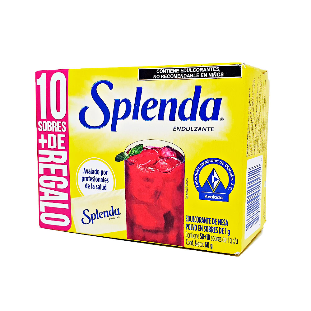Splenda Sustituto De Azucar 50 Sobre Endulcolorante