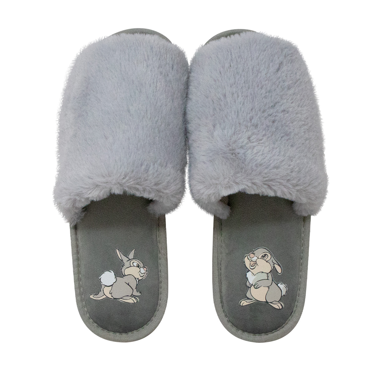 Pantuflas Disney Tambor De Bambi Color Gris