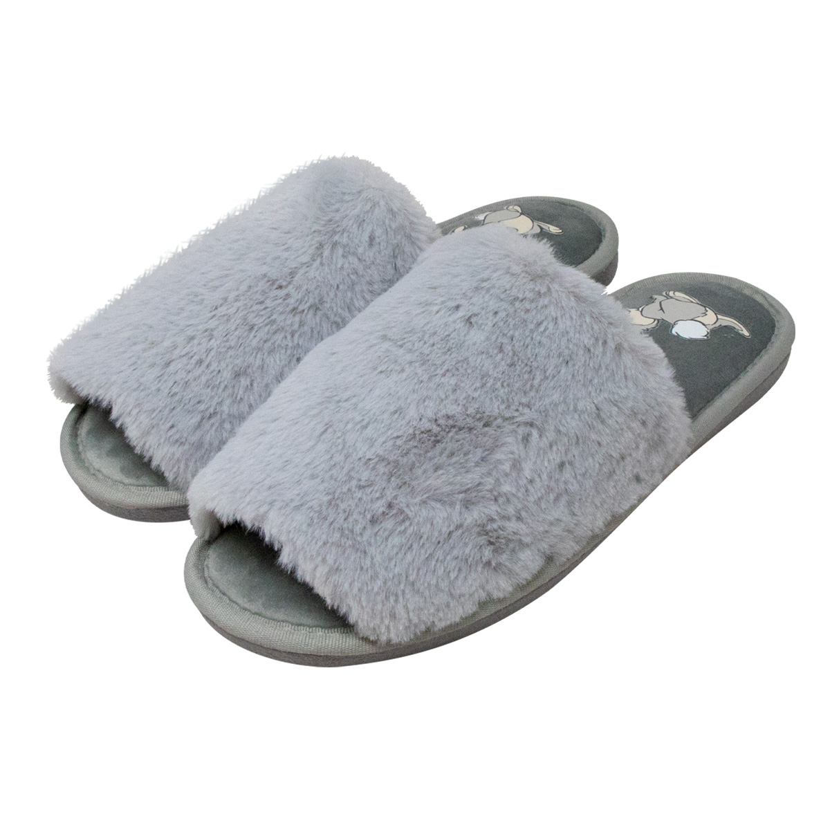 Pantuflas Disney Tambor De Bambi Color Gris