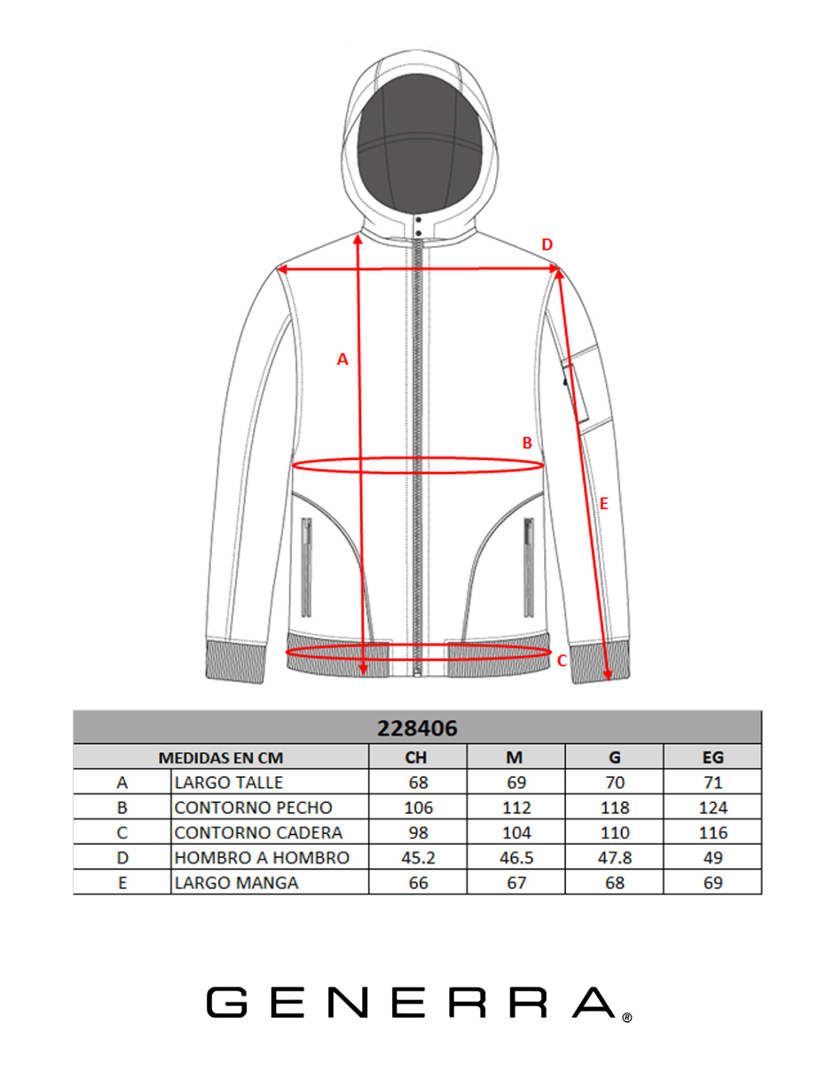 Chamarra Mochila Moderna Casual Para Hombre Generra 228406