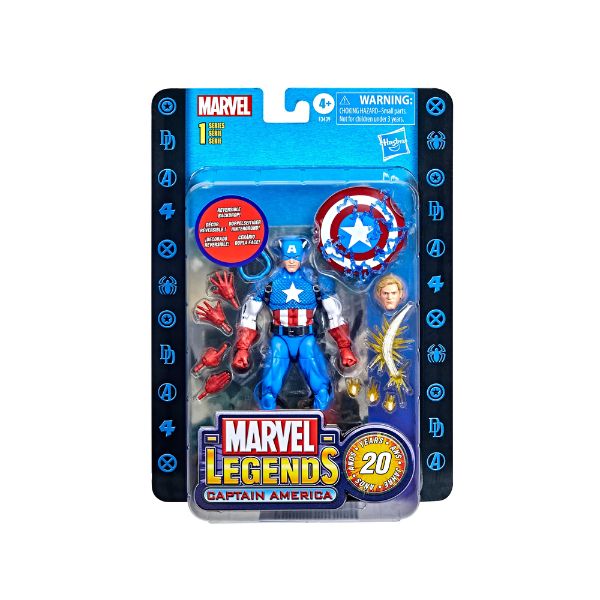 Capitan America Marvel Legends Retro 20 Aniversario