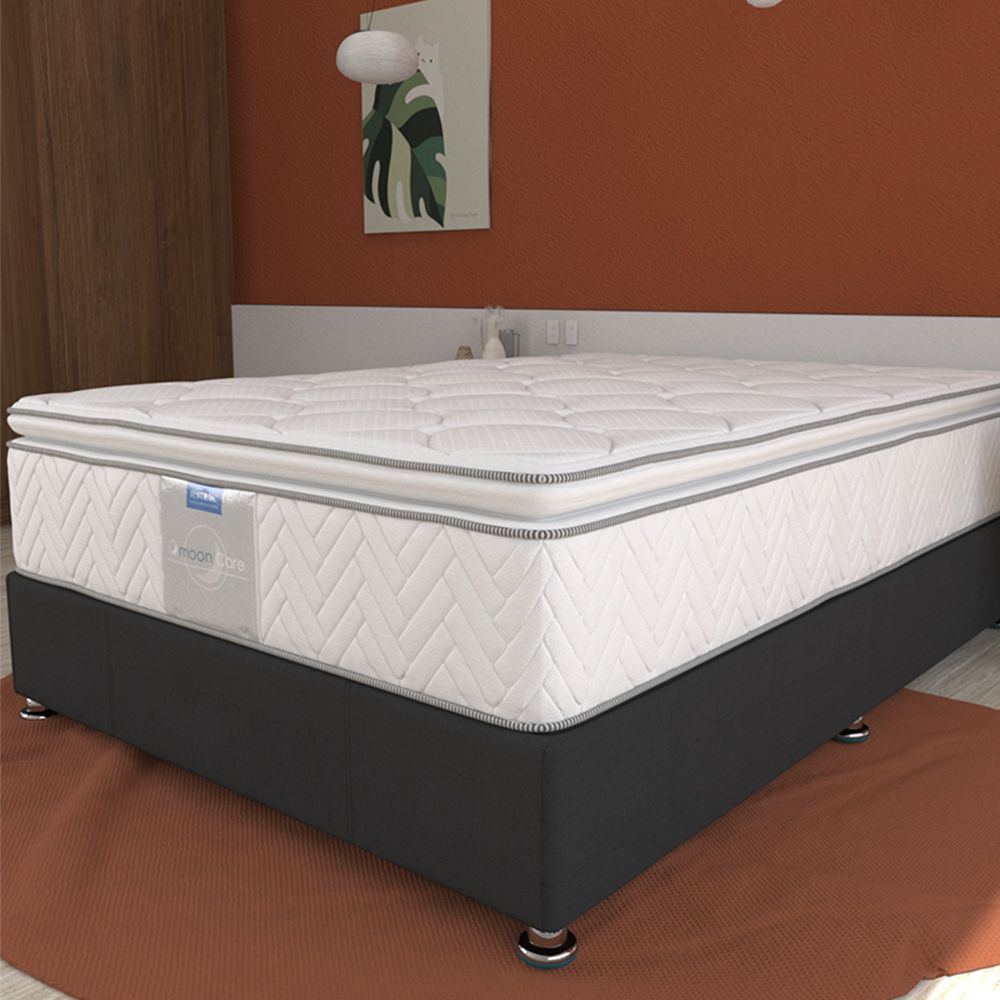 Colchón Matrimonial Lenno Restonic Ortopédico Con Colchoneta PILLOW TOP 100% Hipoalergénico .