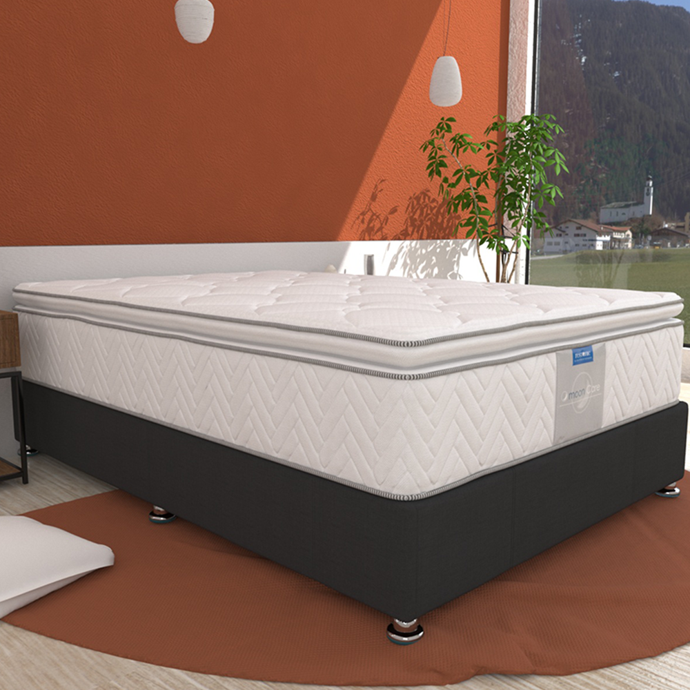 Colchón Matrimonial Lenno Restonic Ortopédico Con Colchoneta PILLOW TOP 100% Hipoalergénico .