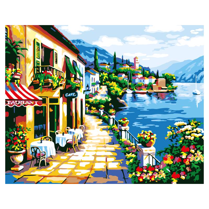 Callejon Costa Pinta por numero con bastidor incluido