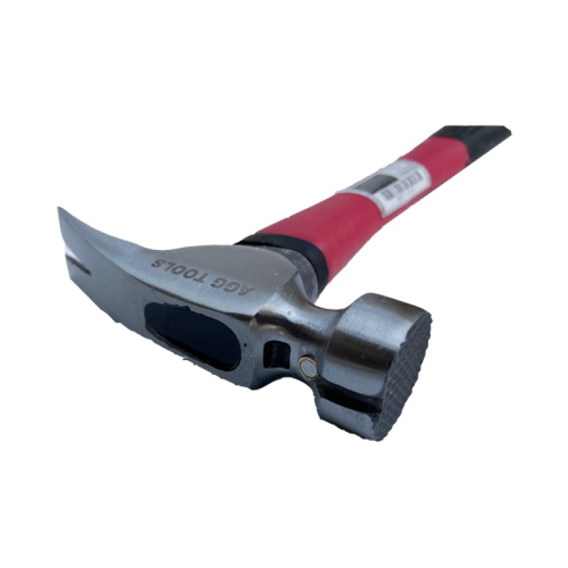 Martillo carpintero 25 oz punta de iman mango fibra de vidrio